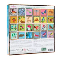 Eeboo Woodland Memory And Matching Game Puzzle