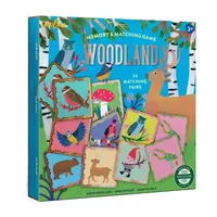 Eeboo Woodland Memory And Matching Game Puzzle