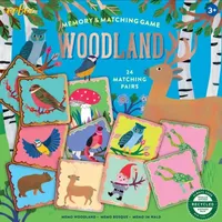 Eeboo Woodland Memory And Matching Game Puzzle