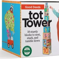 Eeboo Good Deeds Tot Tower/ Stacking Blocks