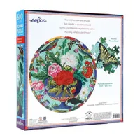 Eeboo Piece And Love Bouquet And Birds 500 Piece Adult  Round Jigsaw Puzzle Puzzle