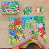 Eeboo Gardening Bear 20 Piece Jigsaw Puzzle Puzzle