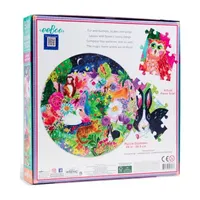 Eeboo Piece And Love Garden Sanctuary 500 Piece Round Adult Jigsaw Puzzle Puzzle