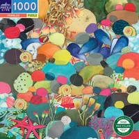 Eeboo Piece And Love Pebbles 1000 Piece Square Adult Jigsaw Puzzle Puzzle