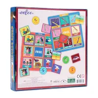 Eeboo 4 Language Bingo Game - Spanish, French, German, Mandarin Chinese