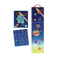 Eeboo Outer Space Height Growth Chart For Boys Responsibility Chart