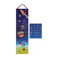 Eeboo Outer Space Height Growth Chart For Boys Responsibility Chart