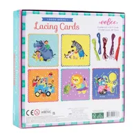 Eeboo Good Deeds Lacing Cards (Set Of 5 Cards) 10-pc. Card Game