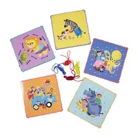 Eeboo Good Deeds Lacing Cards (Set Of 5 Cards)