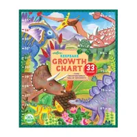 Eeboo Grow Like A Dinosaur Height Growth Chart For Boys Discovery Toy