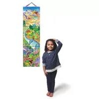 Eeboo Grow Like A Dinosaur Height Growth Chart For Boys Discovery Toys