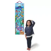 Eeboo Big Blue Whale Growth Chart Discovery Toy