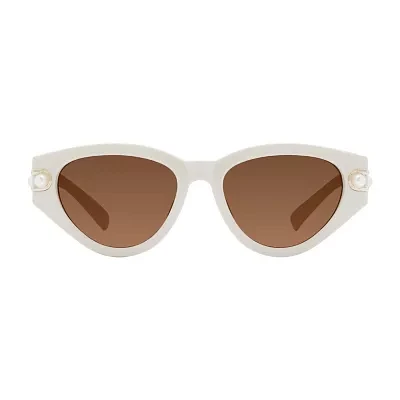 Juicy By Juicy Couture Jhett Pearlwhite Womens Cat Eye Sunglasses