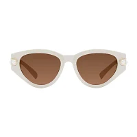 Juicy By Juicy Couture Jhett Pearlwhite Womens Cat Eye Sunglasses