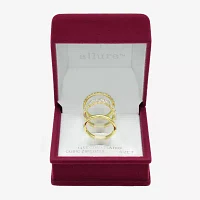 Sparkle Allure Cubic Zirconia 14K Gold Over Brass Band