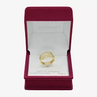 Sparkle Allure Cubic Zirconia 14K Gold Over Brass Band