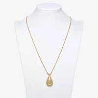Bold Elements Gold Tone Womens Zinc Pendant Necklaces