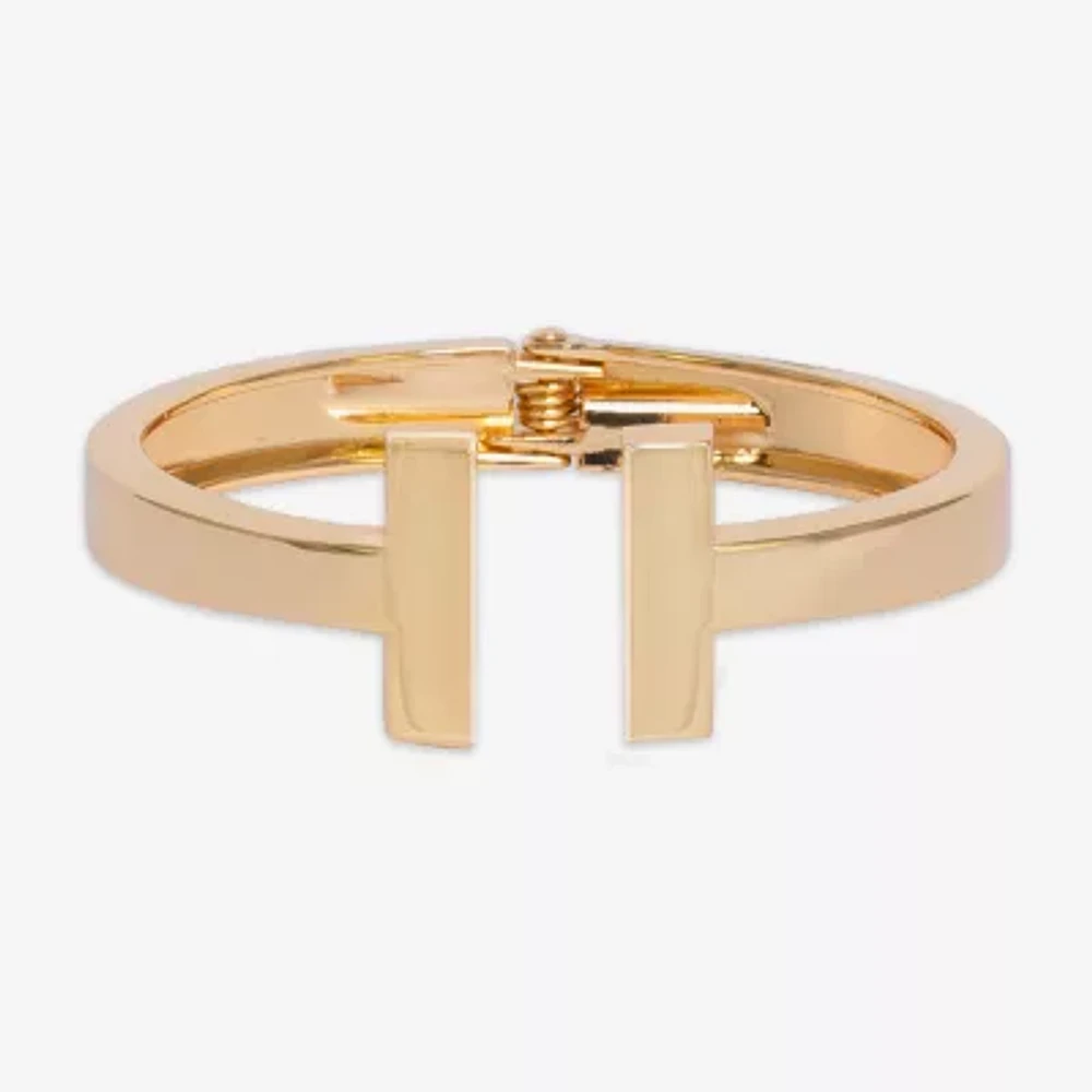 Bold Elements Gold Tone Cuff Bracelet
