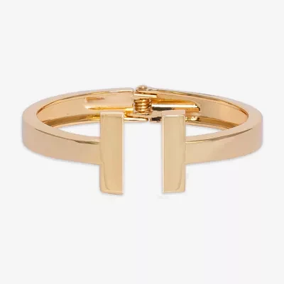 Bold Elements Gold Tone Cuff Bracelet