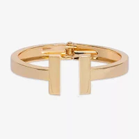 Bold Elements Gold Tone Cuff Bracelet