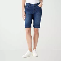Gloria Vanderbilt Womens High Rise Bermuda Short