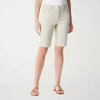 Gloria Vanderbilt Womens High Rise Bermuda Short