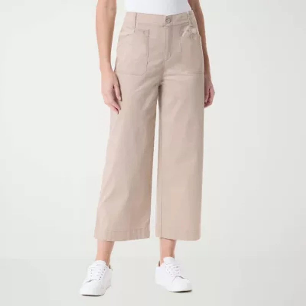 Gloria Vanderbilt High Rise Cropped Pants