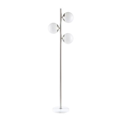 INK+IVY Holloway 3-Globe Light Floor Lamp with Marble Base