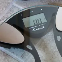 Escali Round Body Fat And Body Water Digital Display Bathroom Scales