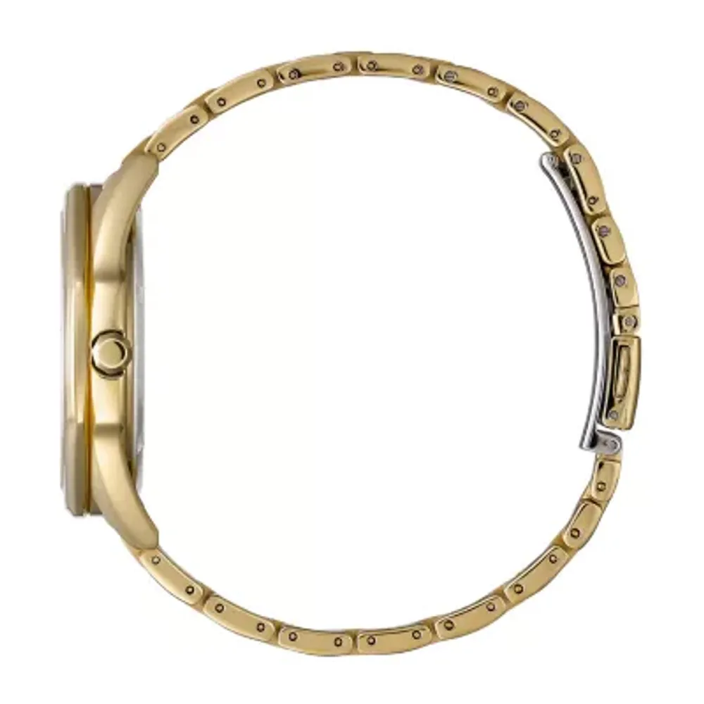 Citizen Corso Mens Gold Tone Stainless Steel Bracelet Watch Bm7492-57a