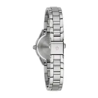 Bulova Sutton Womens Silver Tone Stainless Steel Bracelet Watch 96l285