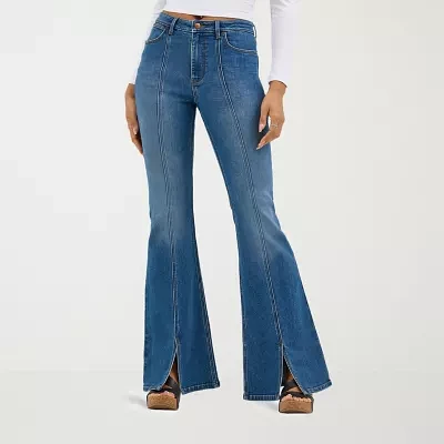 Wrangler Stretch Fabric Womens Highest Rise Flare Leg Jean