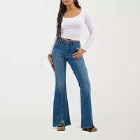 Wrangler Stretch Fabric Womens Highest Rise Flare Leg Jean