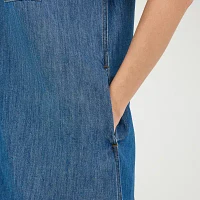 Wrangler Denim Dress Womens Midi Shirt