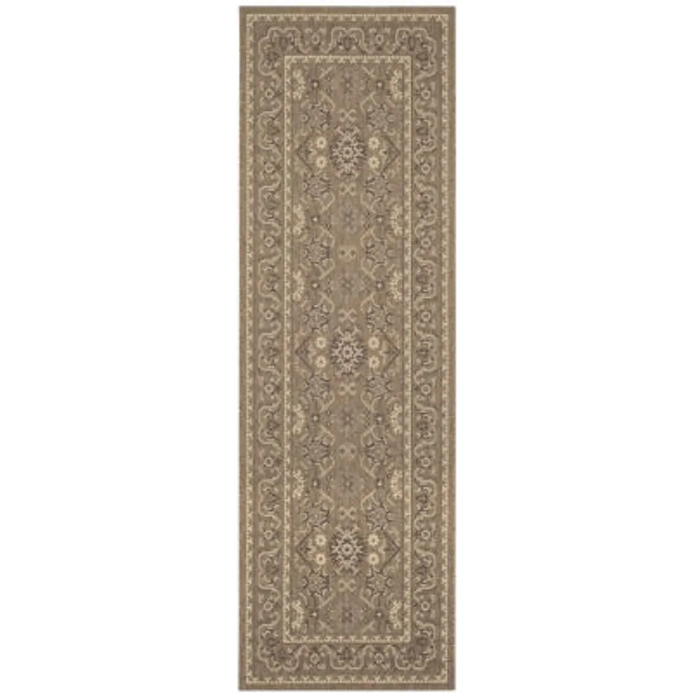 Safavieh Courtyard Collection Ilija Oriental Indoor/Outdoor Runner Rug