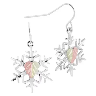 Black Hills Gold Landstroms Womens Sterling Silver Drop Earrings