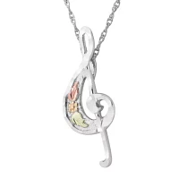 Black Hills Gold Landstroms Womens Sterling Silver Pendant Necklaces