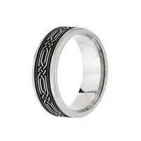 7.5MM Stainless Steel Wedding Band