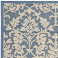 Safavieh Courtyard Collection Lyla Floral Indoor/Outdoor Square Area Rug
