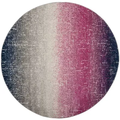 Safavieh Madison Collection Becky Abstract Round Area Rug