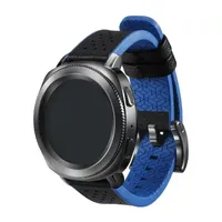 Samsung Galaxy 46mm Compatible Mens Blue Leather Watch Bands Gp-R600breeaaa