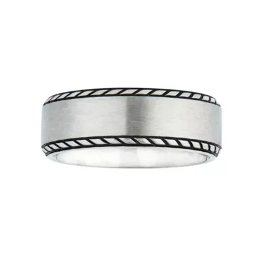 8MM Stainless Steel Wedding Band