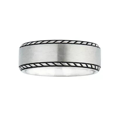 8MM Stainless Steel Wedding Band