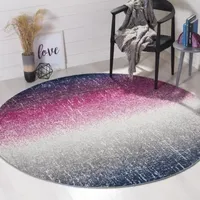 Safavieh Madison Collection Becky Abstract Round Area Rug