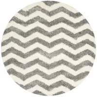 Safavieh Montreal Shag Collection Zoey Geometric Round Area Rug