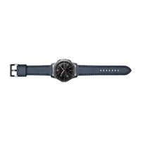 Samsung Galaxy 46mm Compatible Mens Blue Leather Watch Band Gp-R765breeaac