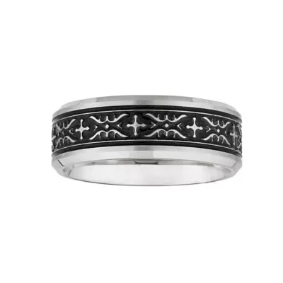 8MM Stainless Steel Wedding Band