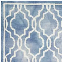 Safavieh Dip Dye Collection Jalen Geometric Square Area Rug