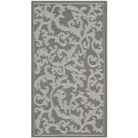 Safavieh Courtyard Collection Horatio Floral Indoor/Outdoor Area Rug