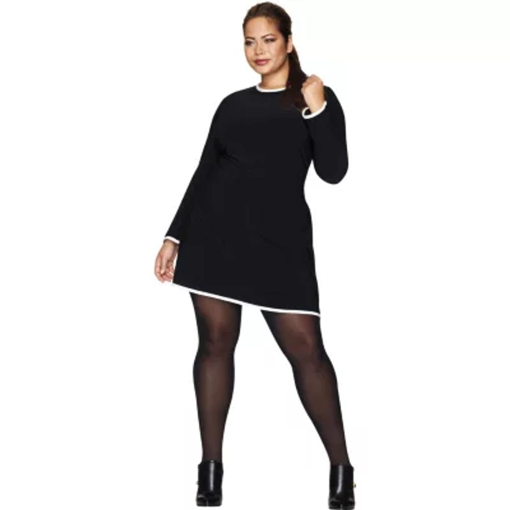 Hanes Curves Plus Size Lace-Band Thigh Highs